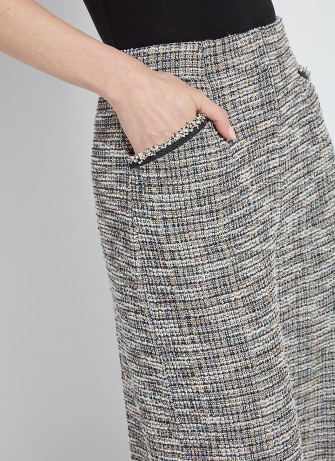 Lysse Charlotte Ankle Tweed Palazzo Pant