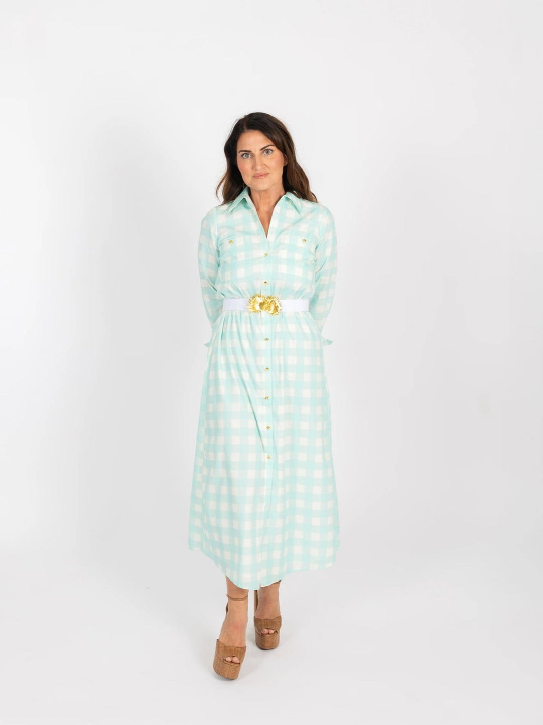 Harper Dress - Blue Buffalo