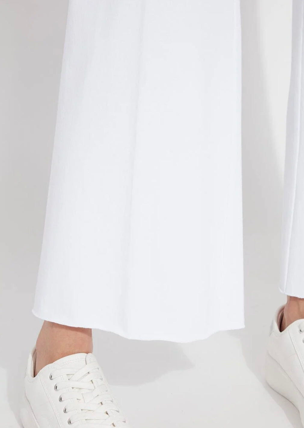 Lysse Erin Wide Leg Denim Pant- White