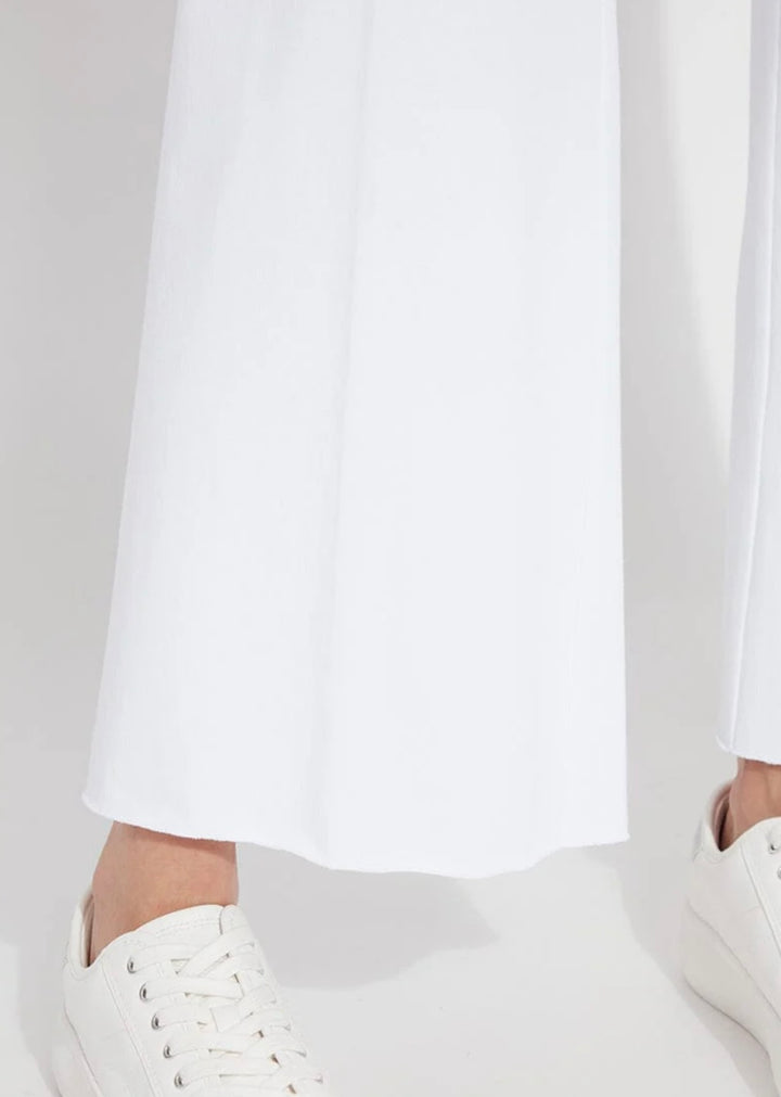 Lysse Erin Wide Leg Denim Pant- White