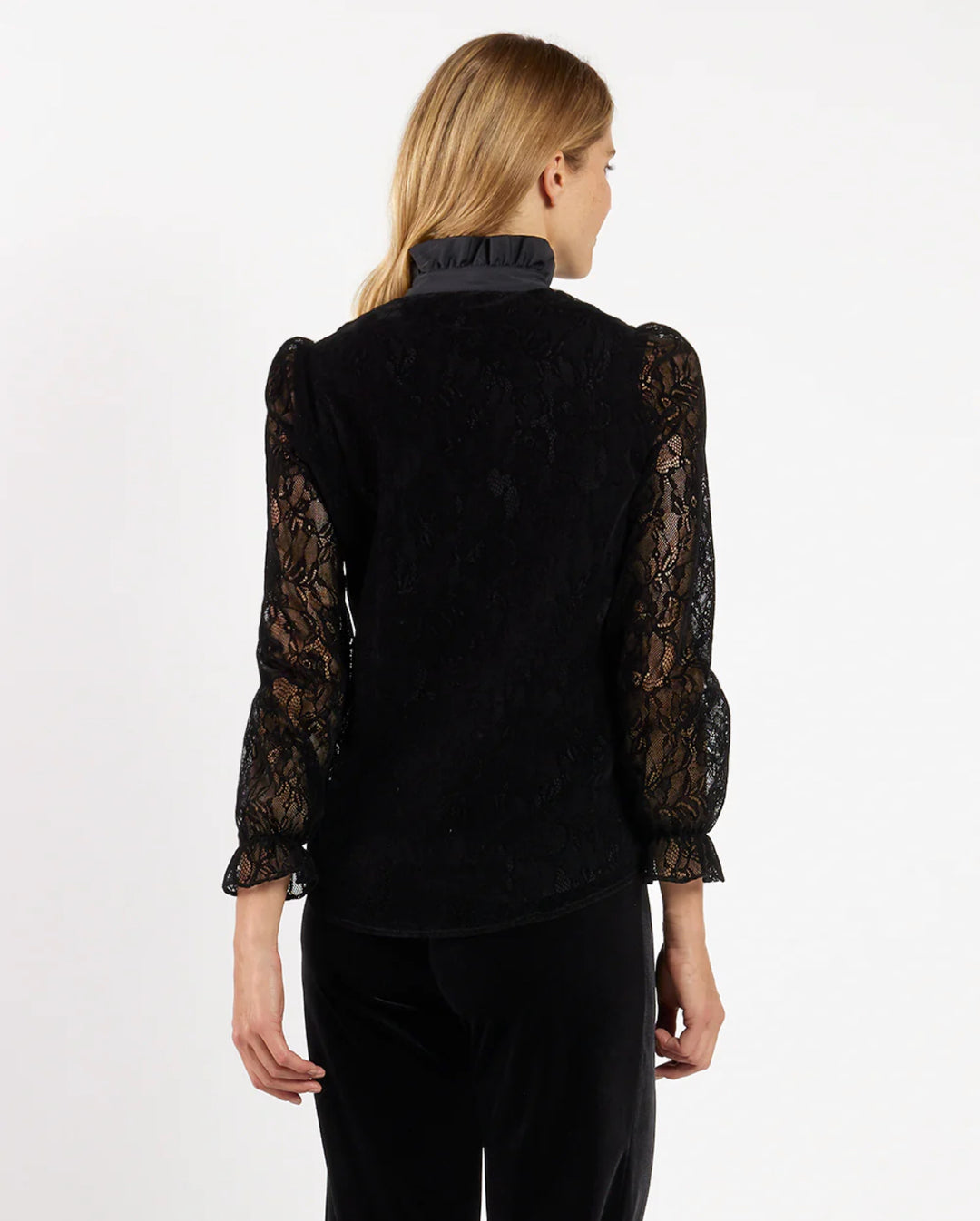 Jude Connally Teri Top Flocked Lace
