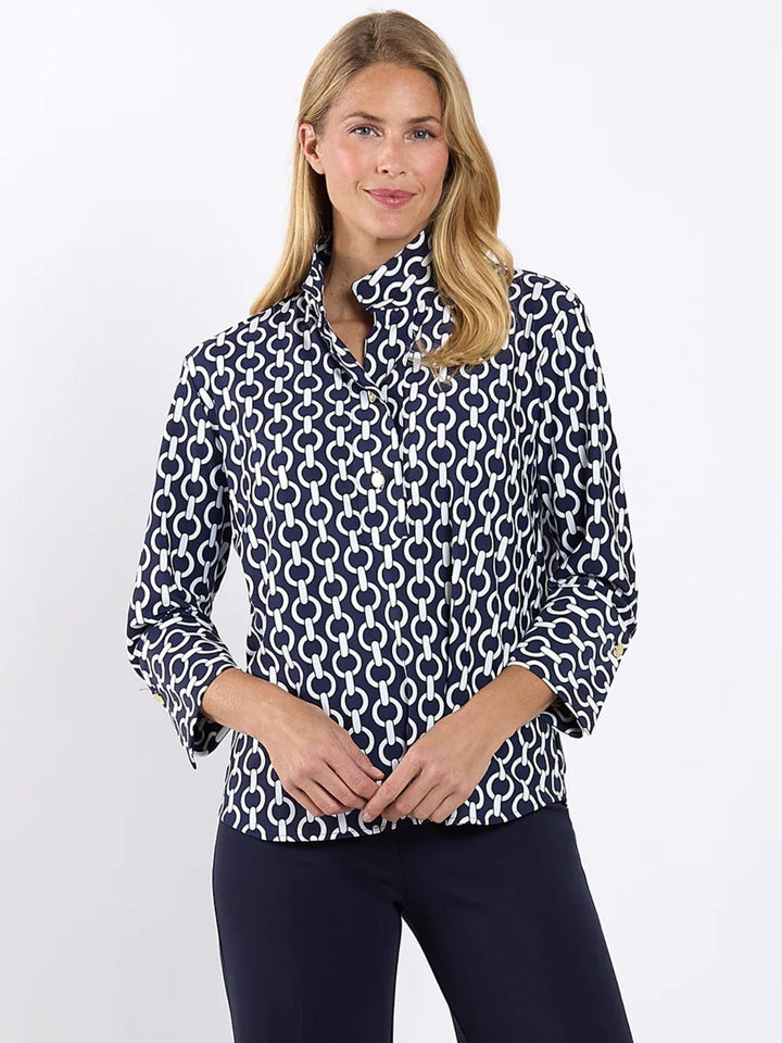 Jude Connally Belinda Top - Navy Chains