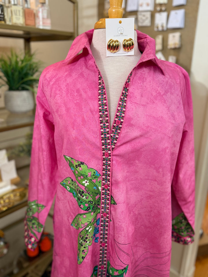 Maude Vivante Eliza Dress - Pink Tropics