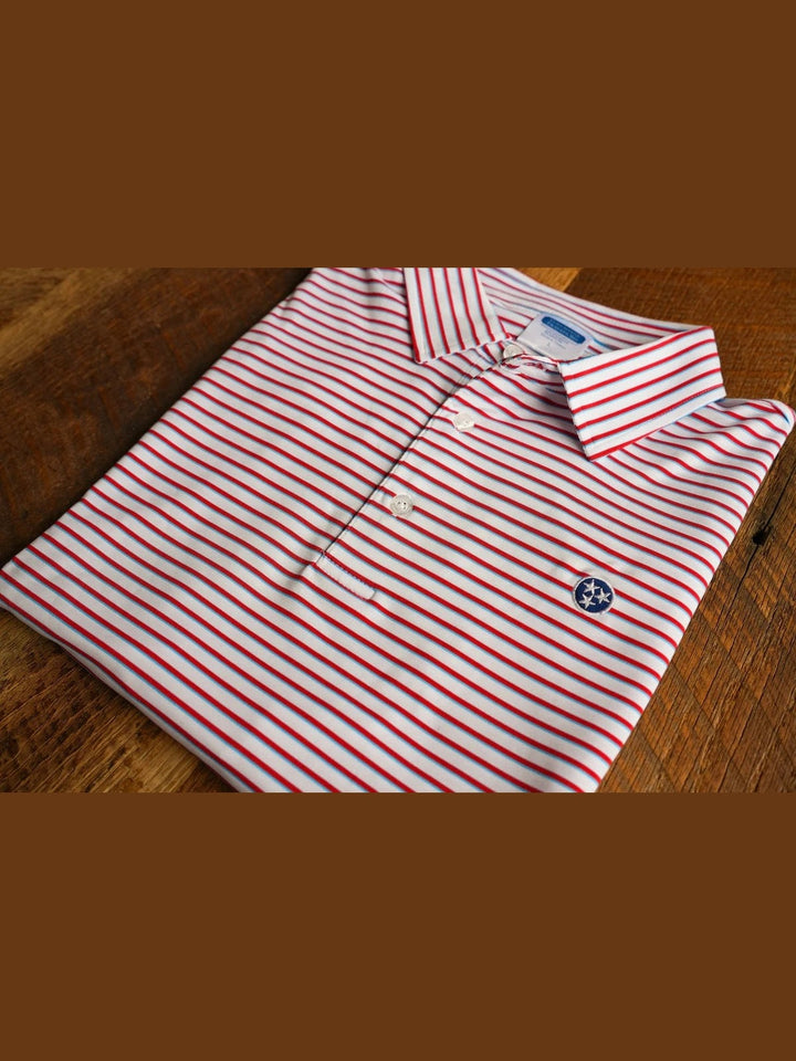 Volunteer Traditions Tristar Premier Stripe Polo