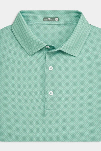 Genteal Printed Performance Polo