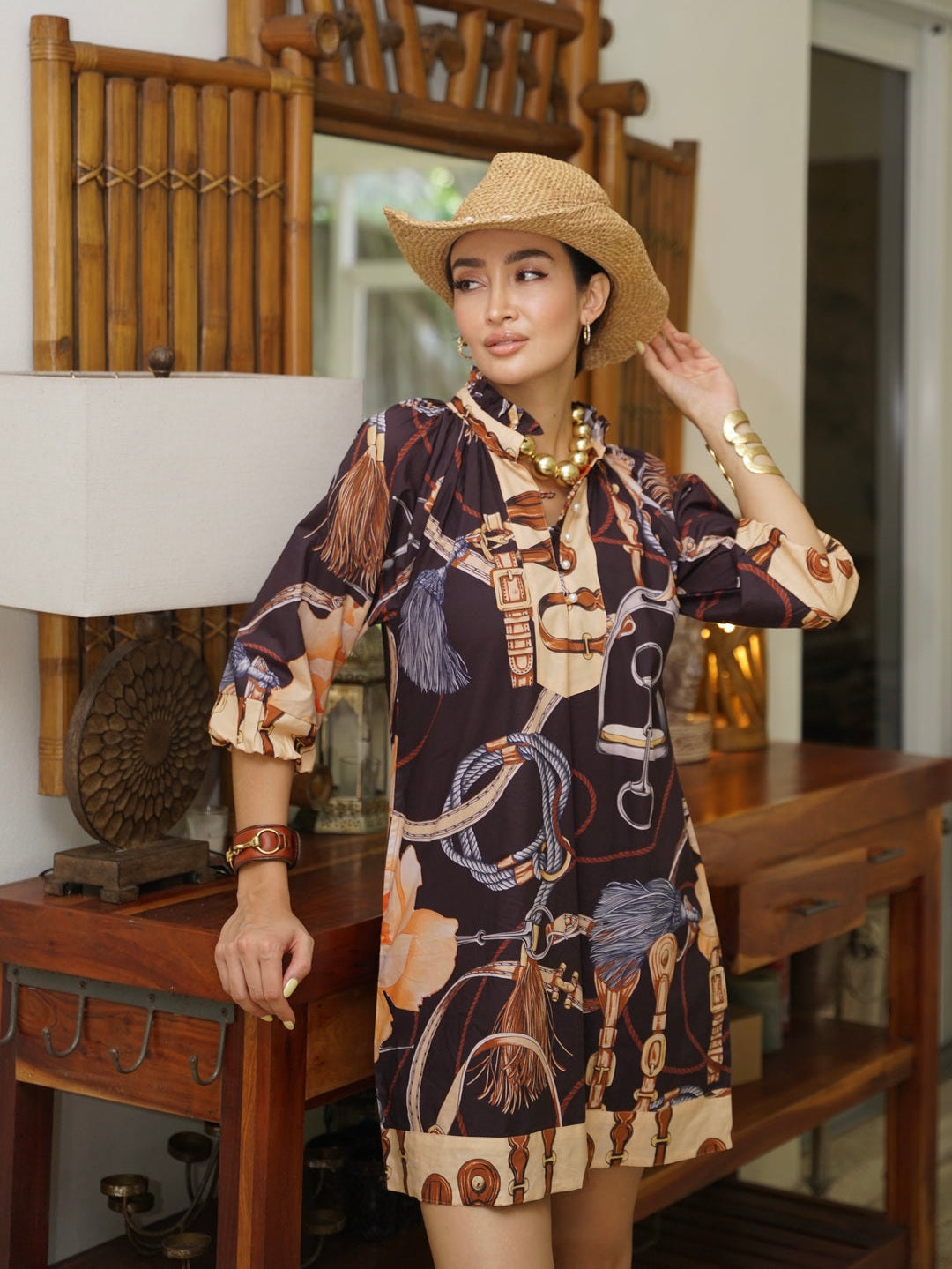 Claire Dress- Kentucky Sable