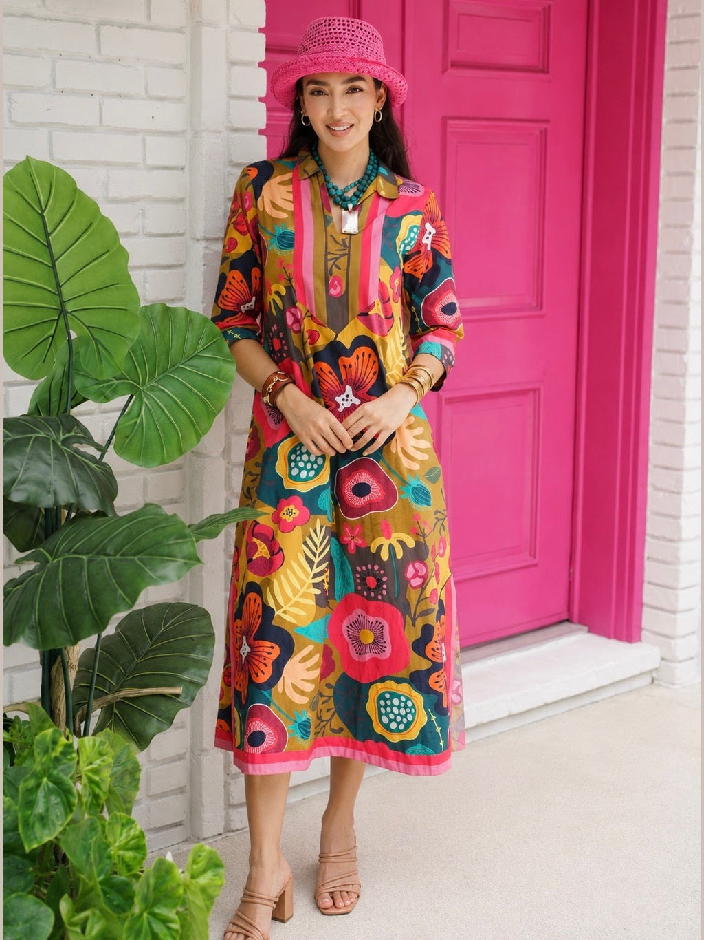 Darviny Kaftan- Fall Blossom