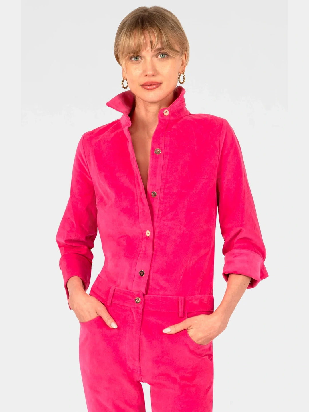 Gretchen Scott Corduroy Boyfriend Shirt