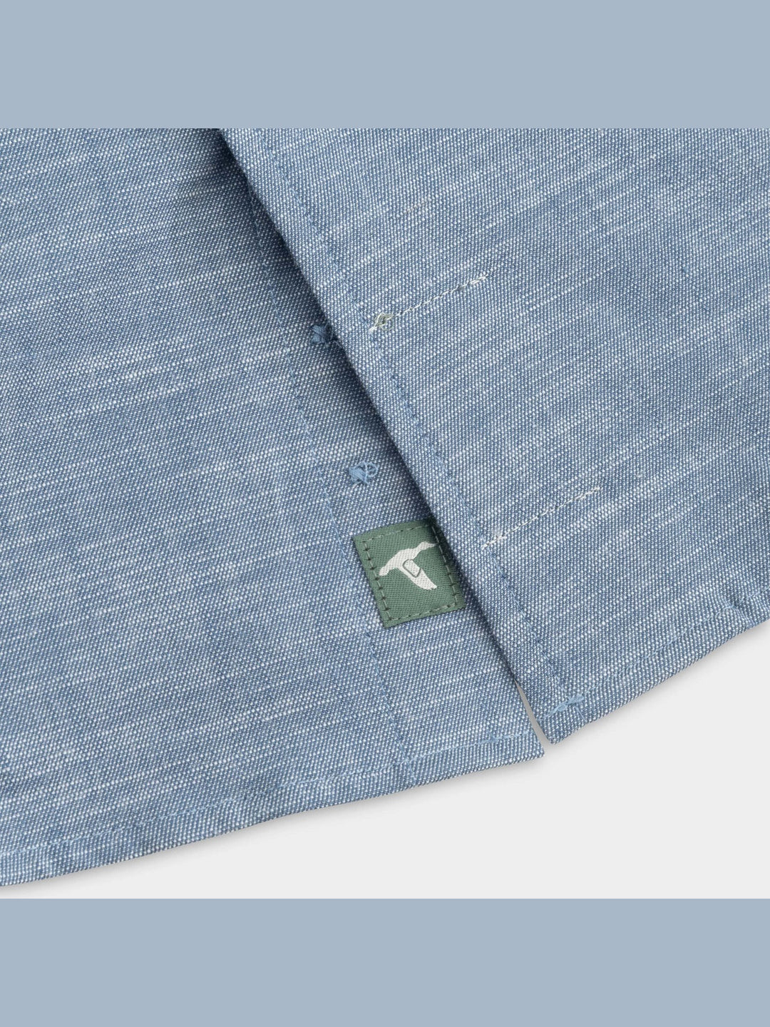 Parker Cotton/Tencel Short Sleeve Sport Shirt - Navy