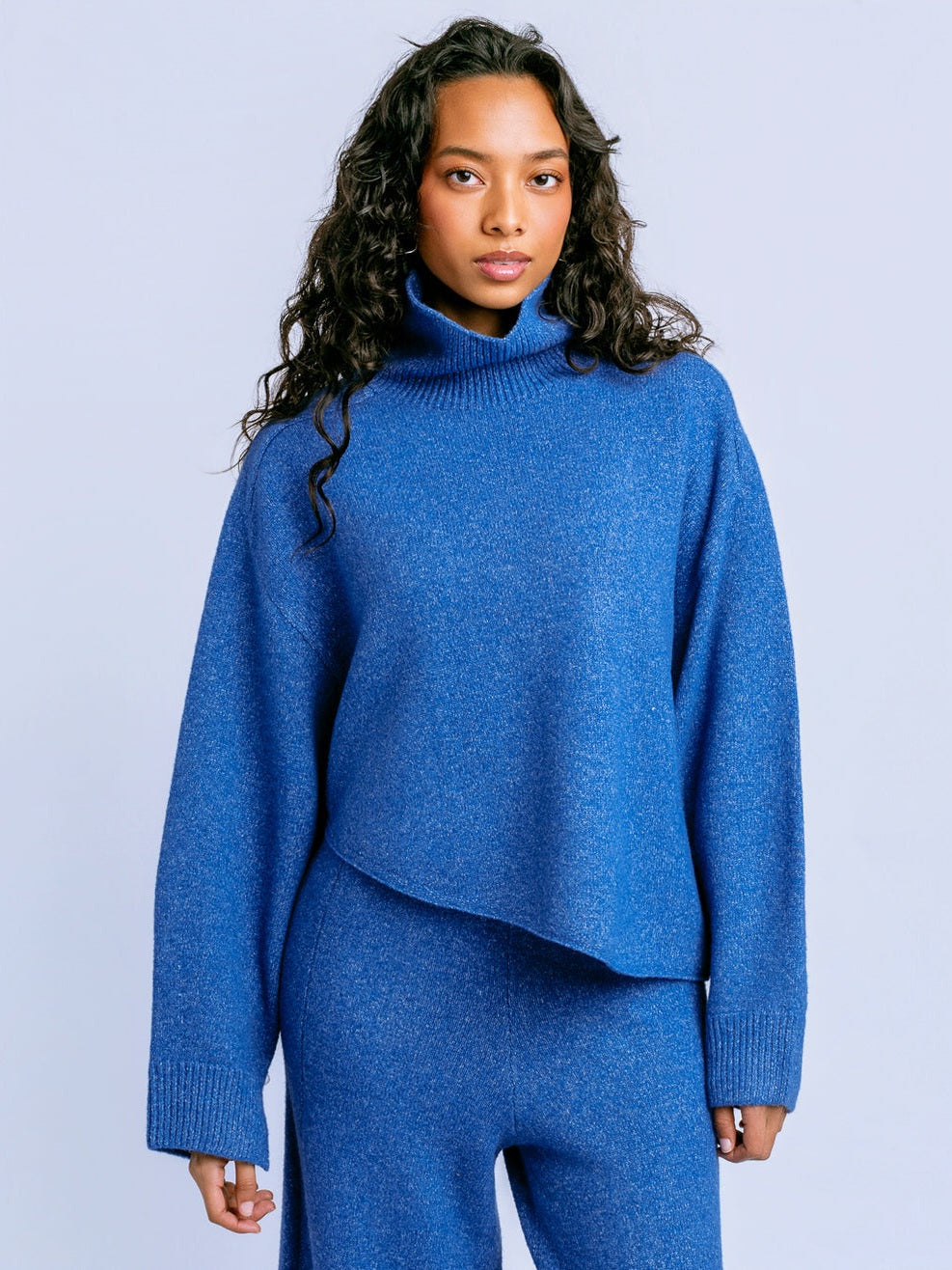 Kerisma Echo Turtleneck Sweater- China Blue