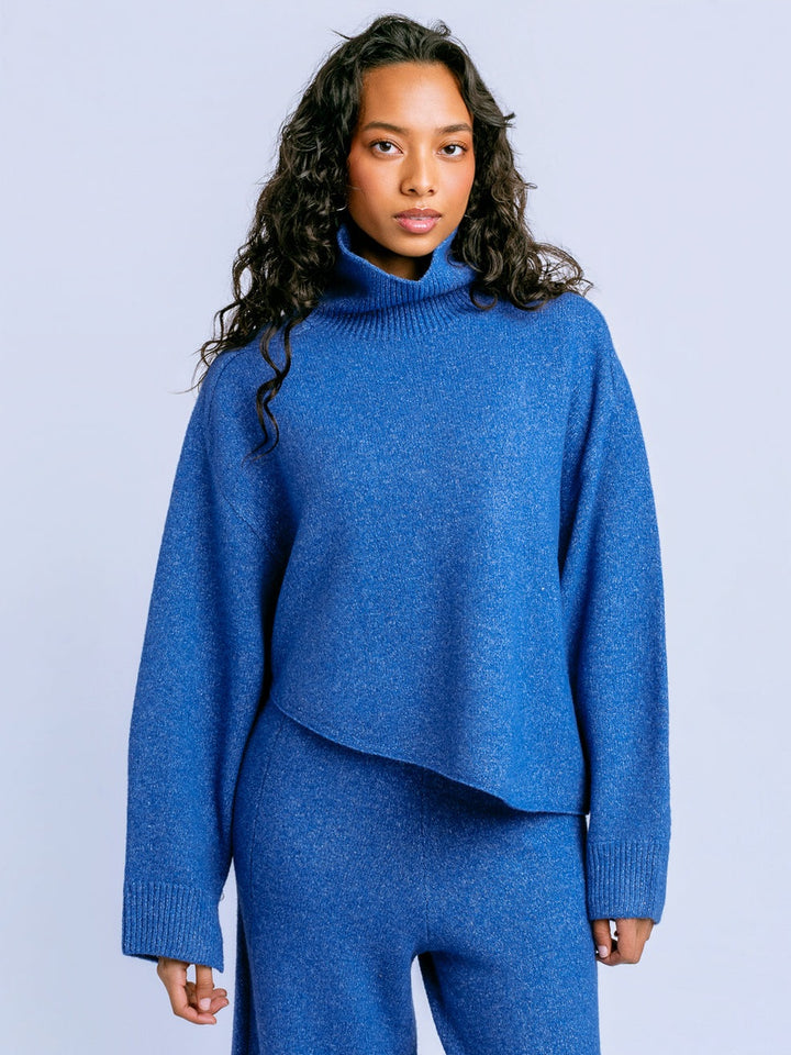 Kerisma Echo Turtleneck Sweater- China Blue