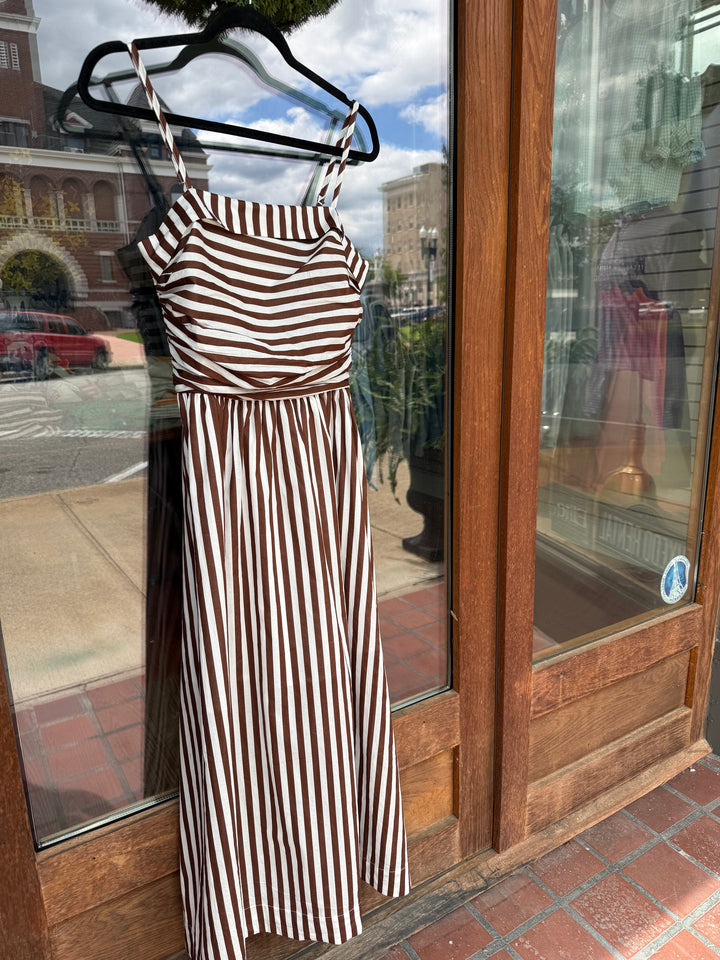 Striped Midi Dress