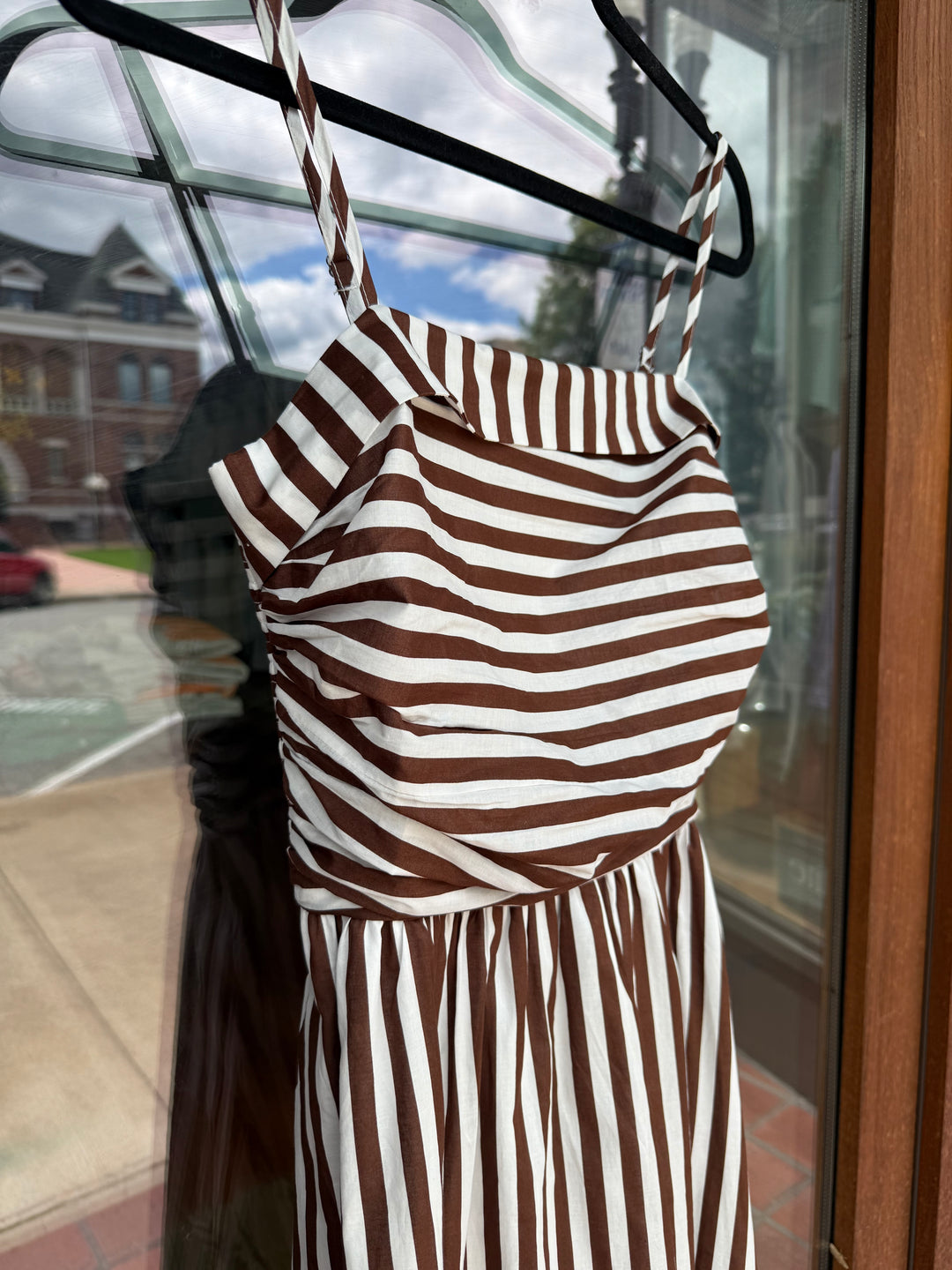 Striped Midi Dress