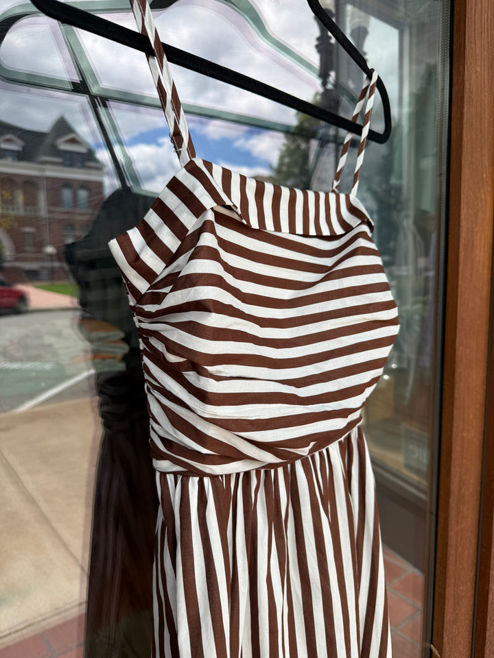 Striped Midi Dress