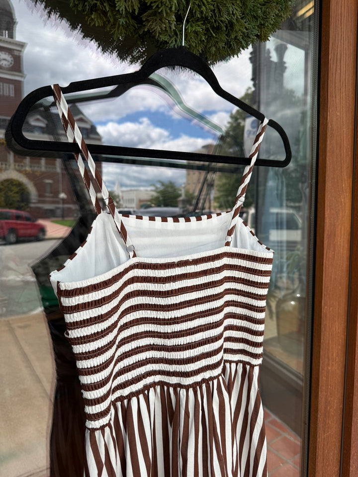 Striped Midi Dress