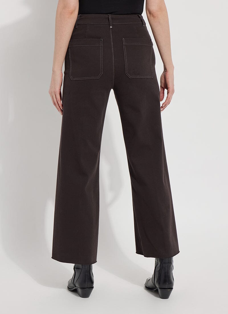 Lysse Erin Wide Leg Denim Pant - Double Espresso