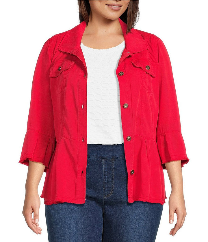 Multiples Peplum Jacket