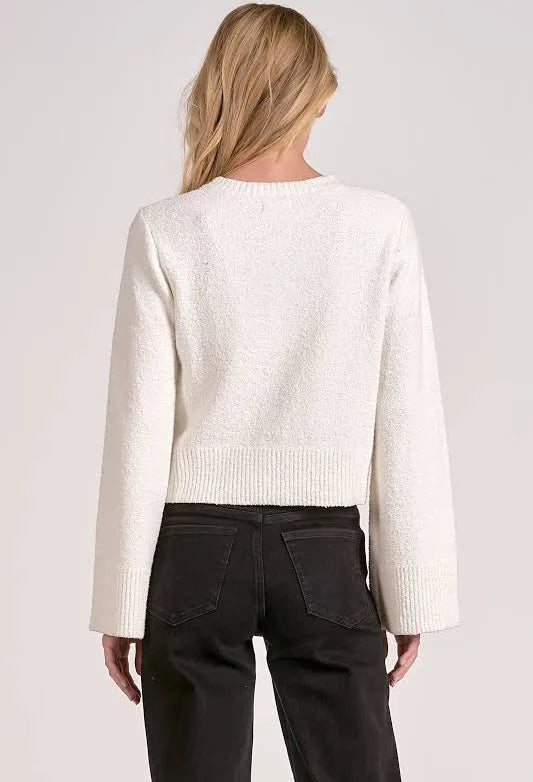 Elan Cozy Fall Cardi- Off White