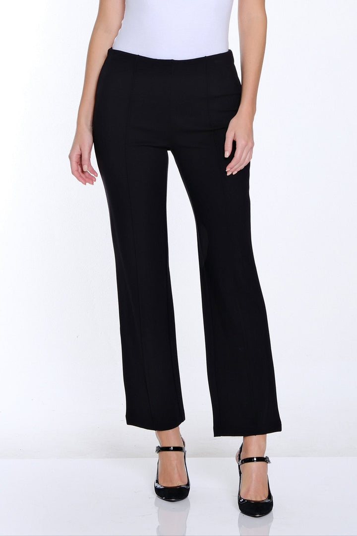 Slimsation Pintuck Flare Leg Ankle Pant - PETITE