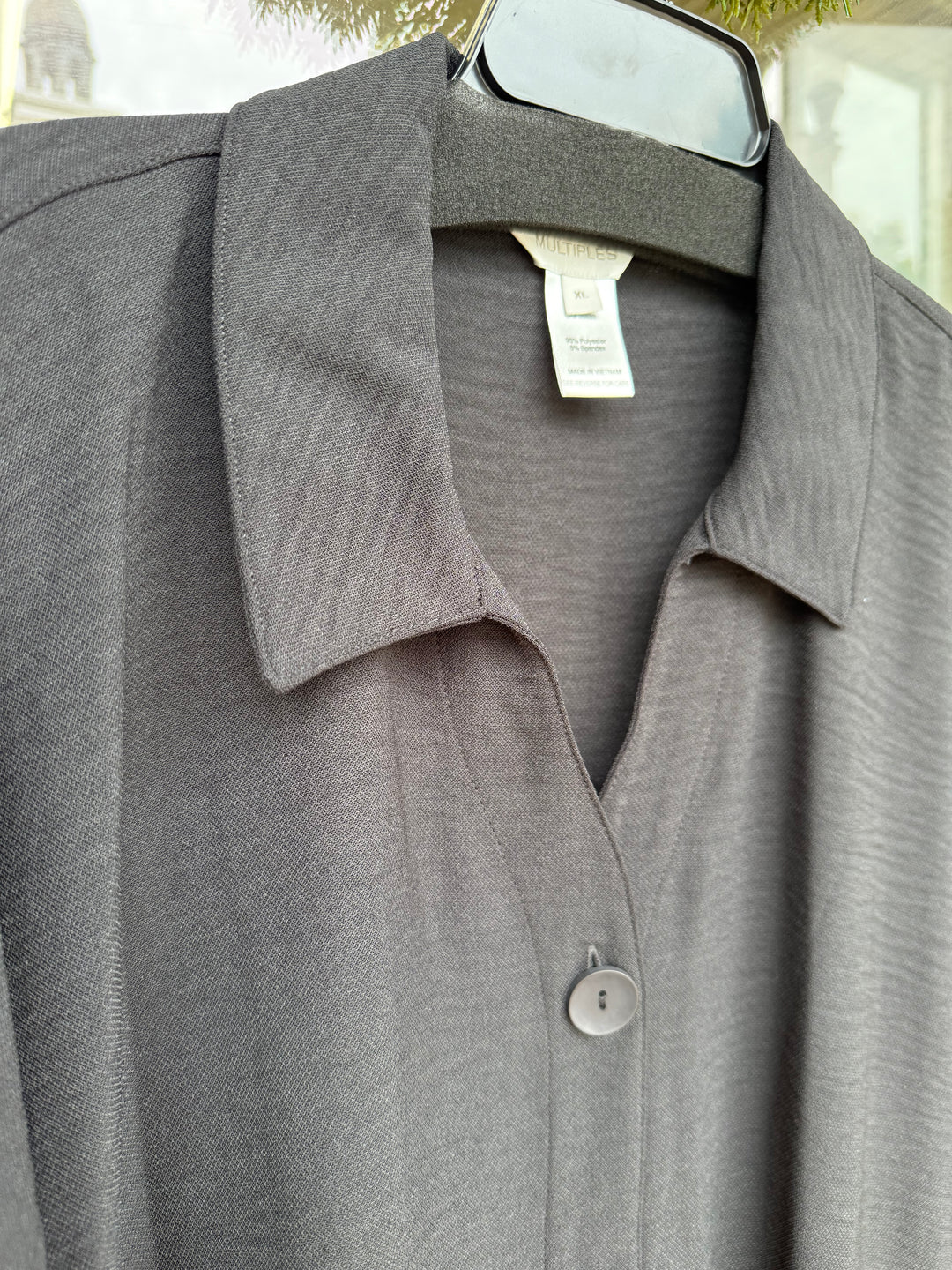Multiples Dolman Sleeve Shirt - Black
