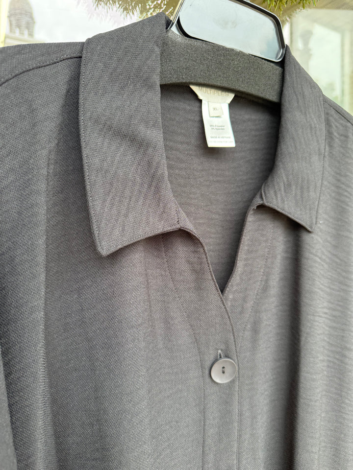 Multiples Dolman Sleeve Shirt - Black