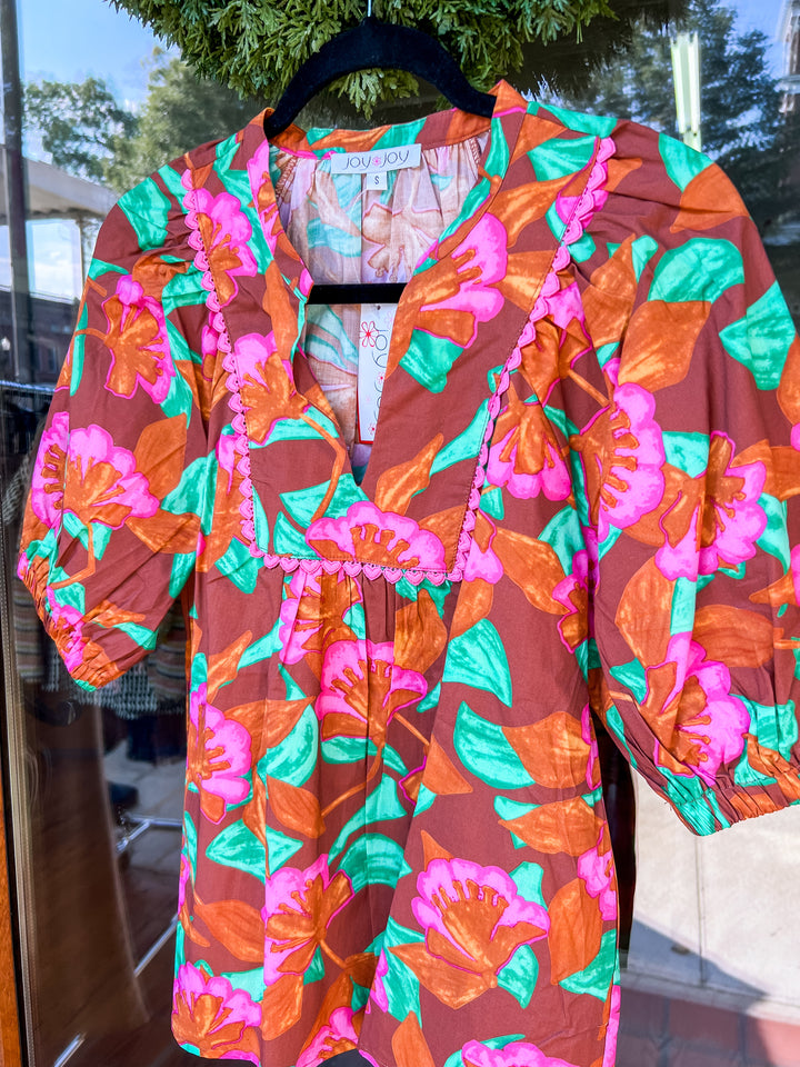 Joy Joy Puff Sleeve Blouse