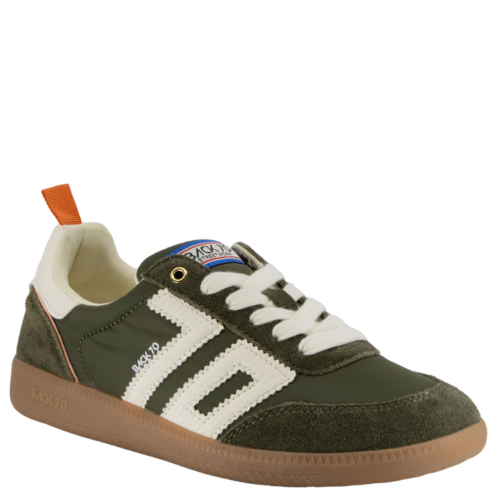 Back 70 Ghost N Sneakers- Olive/Orange Milk