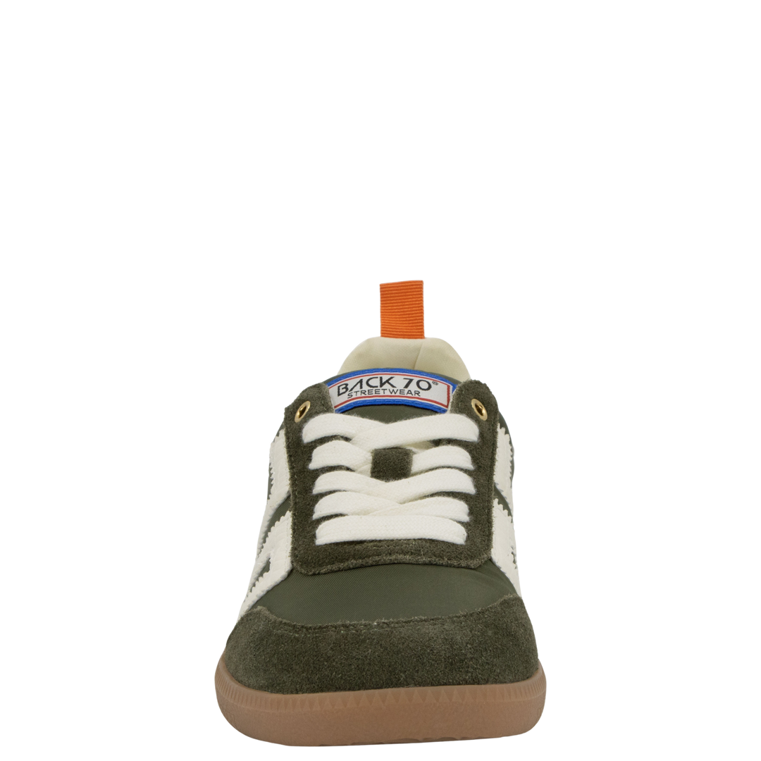 Back 70 Ghost N Sneakers- Olive/Orange Milk