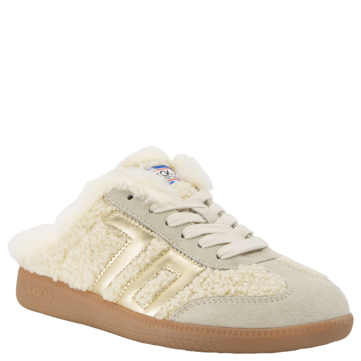 Back 70 Easter FL Mule Sneakers- Butter Gold
