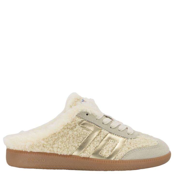 Back 70 Easter FL Mule Sneakers- Butter Gold