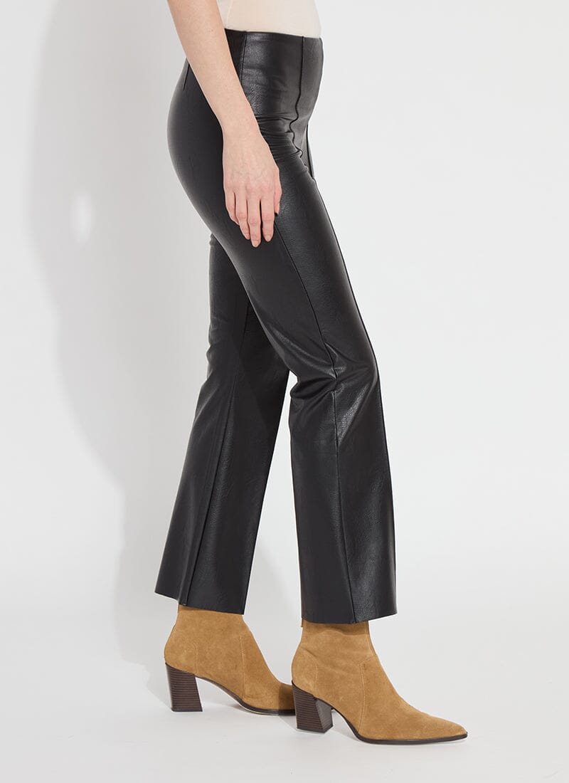 Lysse Ankle Elysse Vegan Leather Ankle Pant - Black