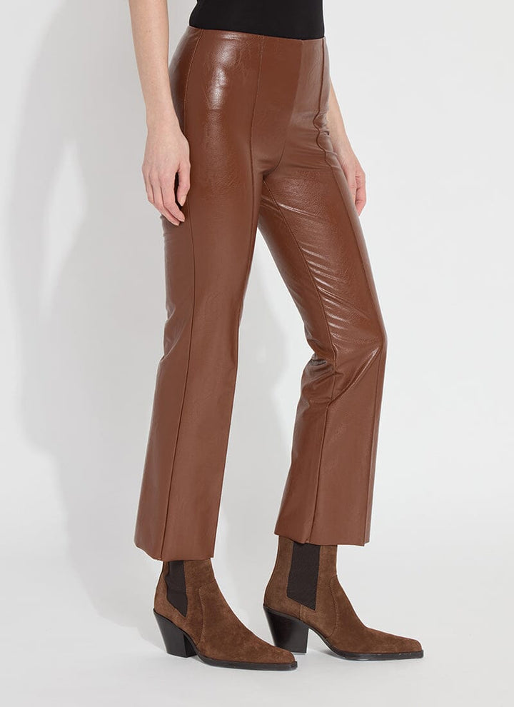 Lysse Ankle Elysse Vegan Leather Pant Ankle Pant- Whiskey