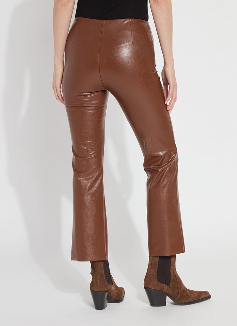 Lysse Ankle Elysse Vegan Leather Pant Ankle Pant- Whiskey