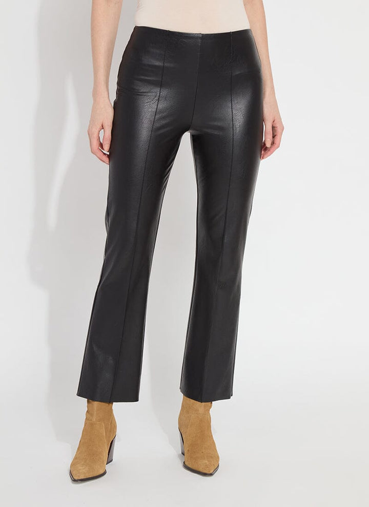 Lysse Ankle Elysse Vegan Leather Ankle Pant - Black