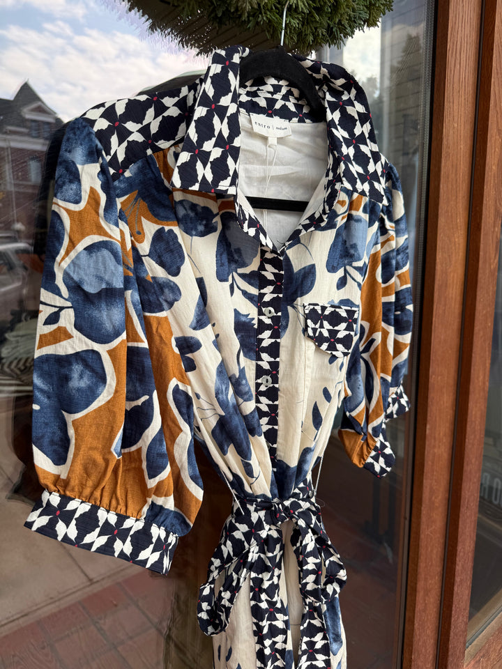 Entro Indigo Grove Dress