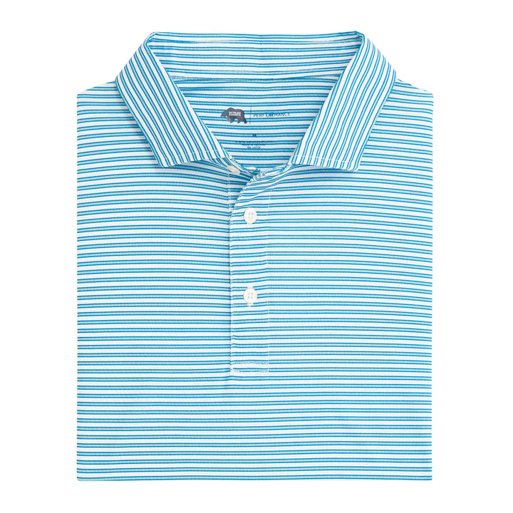 Onward Reserve Guide Stripe Performance Pique Polo