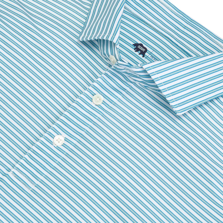 Onward Reserve Guide Stripe Performance Pique Polo