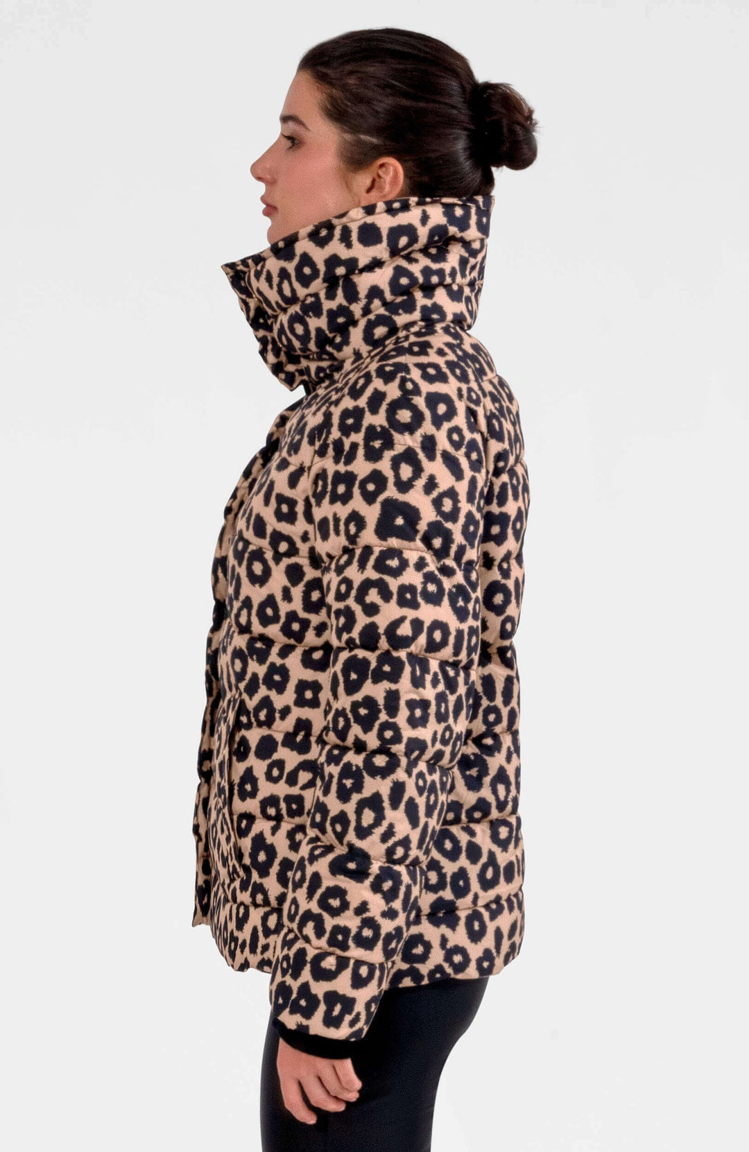 Gretchen Scott Puffer Jacket- Leopard