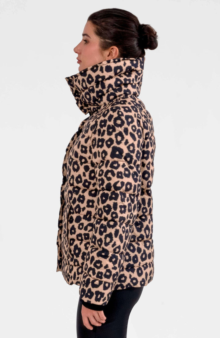 Gretchen Scott Puffer Jacket- Leopard