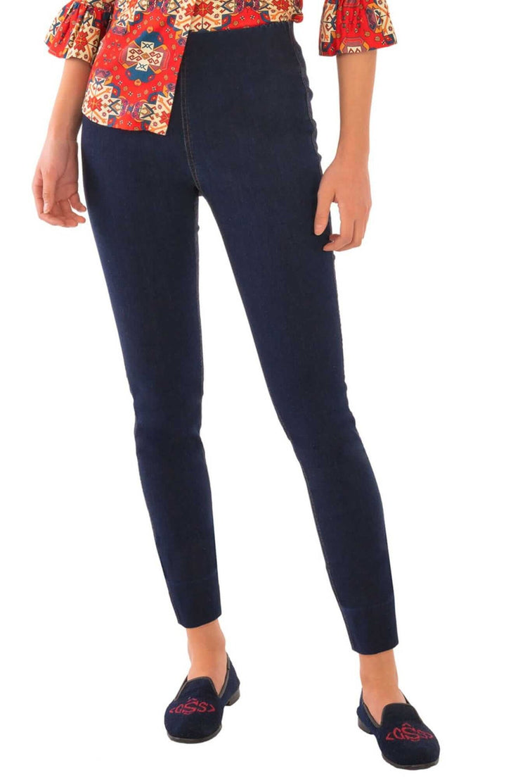 Gretchen Scott GripeLess Pull on Pant- Dark Denim