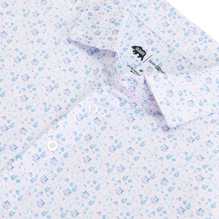 Onward Reserve 19th Hole Printed Performance Polo