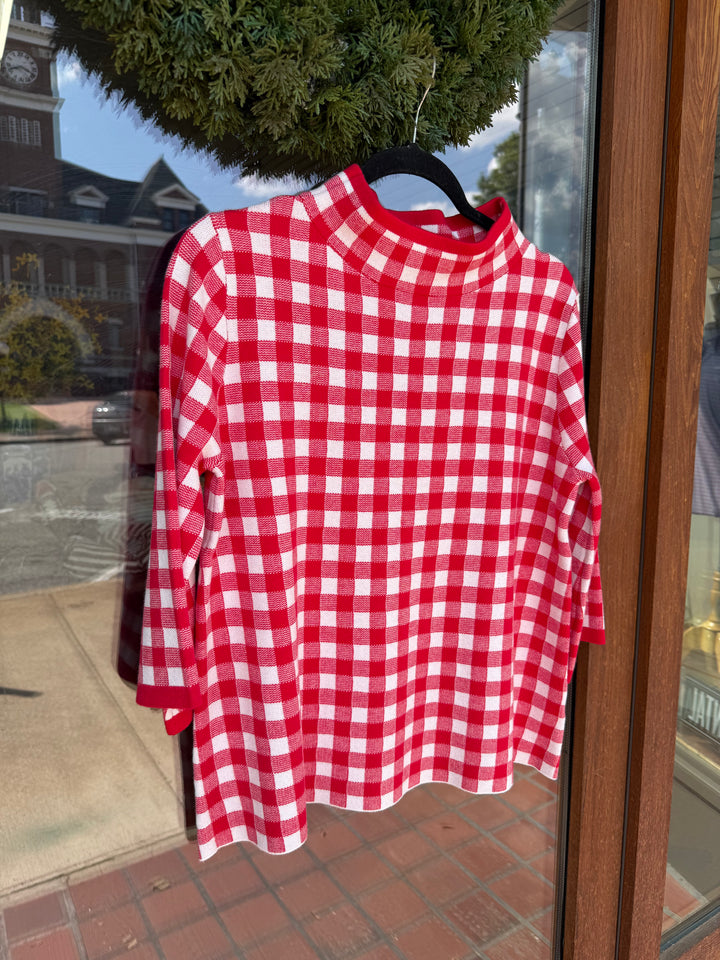 Mock Neck Mod Sweater