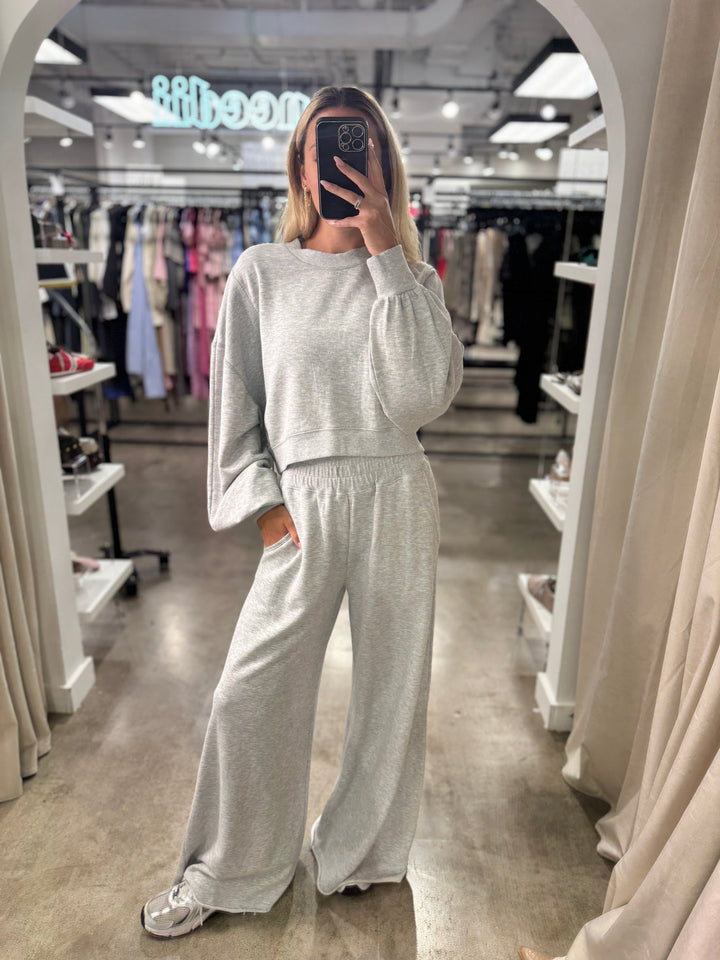 Mariah Set- Heather Grey