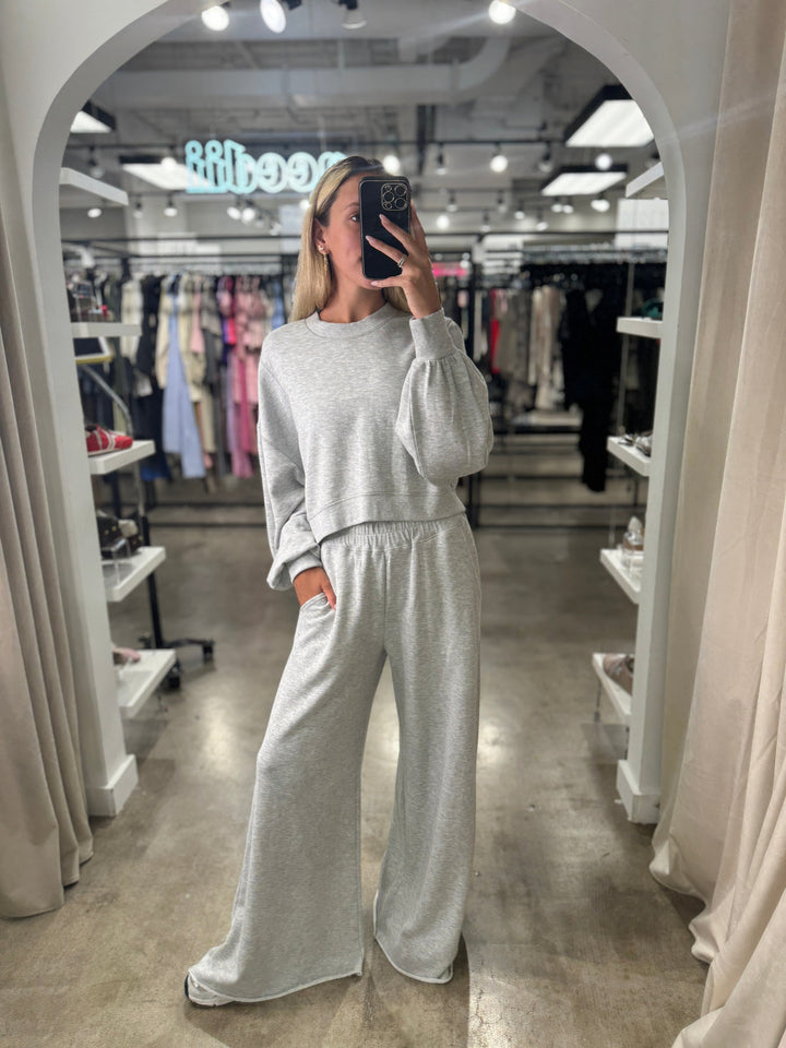 Mariah Set- Heather Grey