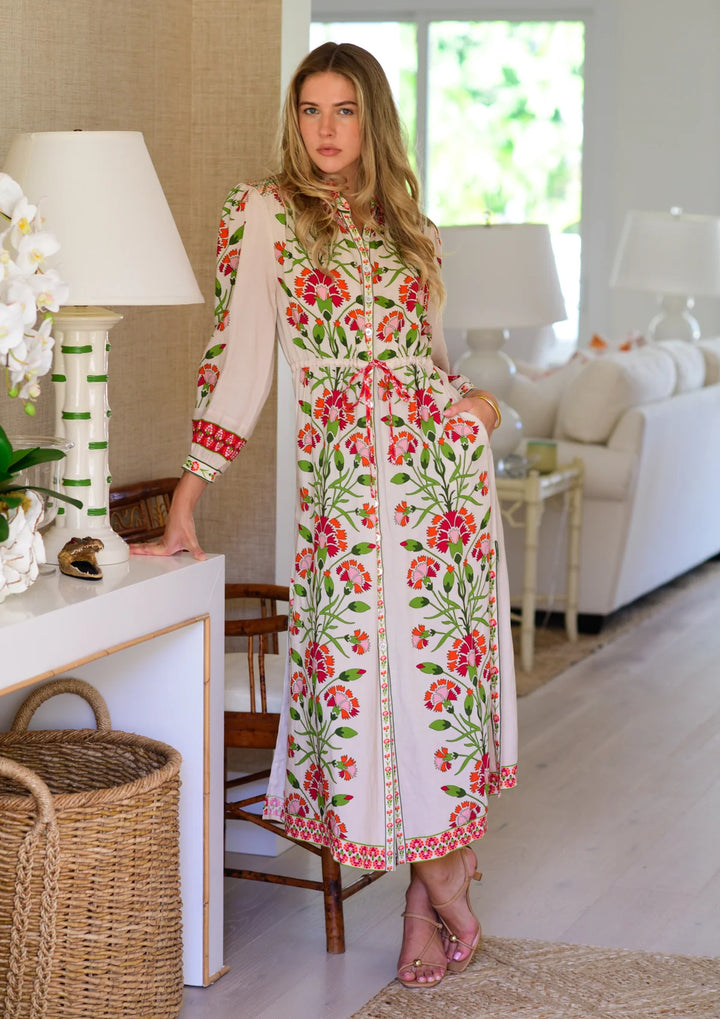 Elizabeth James Lucia Dress - Indian Flower Ivory