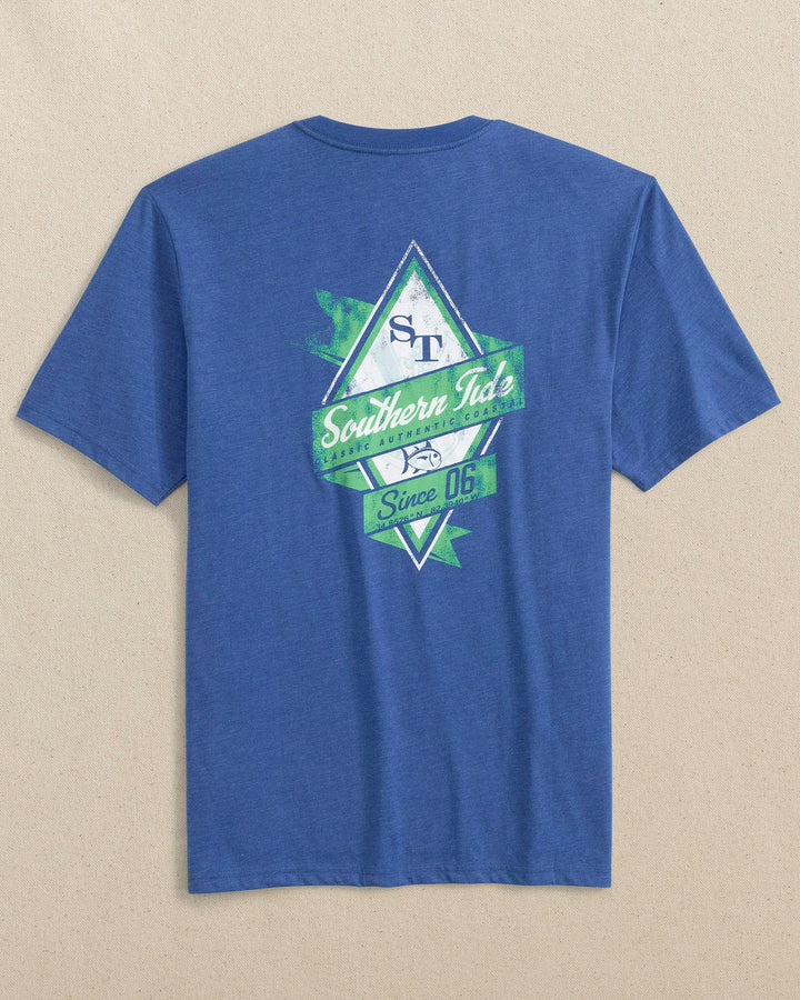 Southern Tide Nautical Diamond Heather Short Sleeve T-Shirt