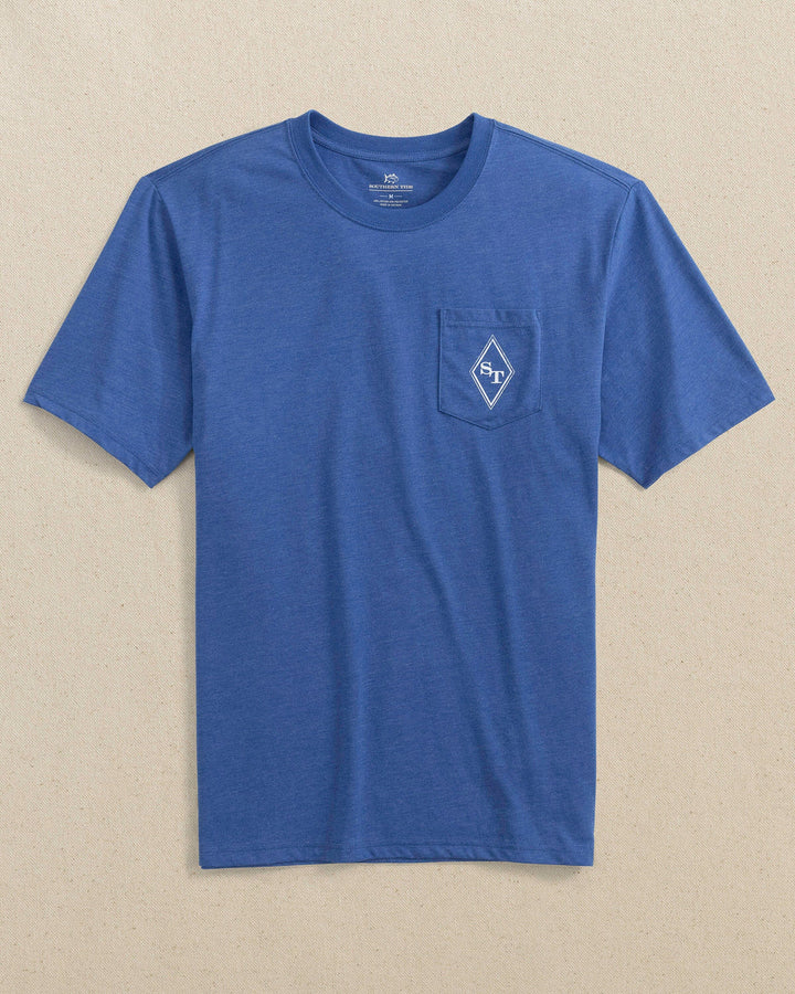 Southern Tide Nautical Diamond Heather Short Sleeve T-Shirt