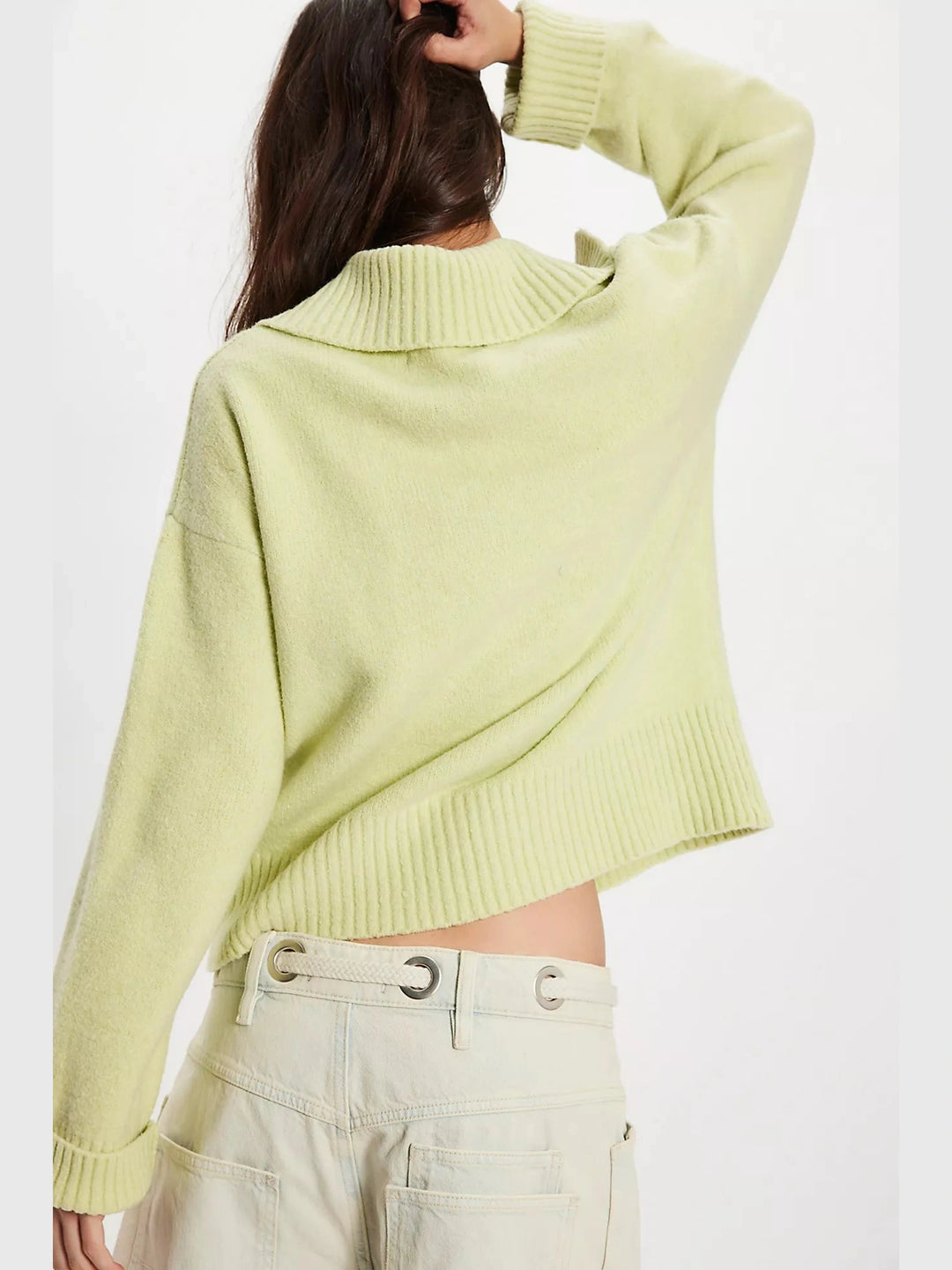 Free People Trading Up Polo Sweater