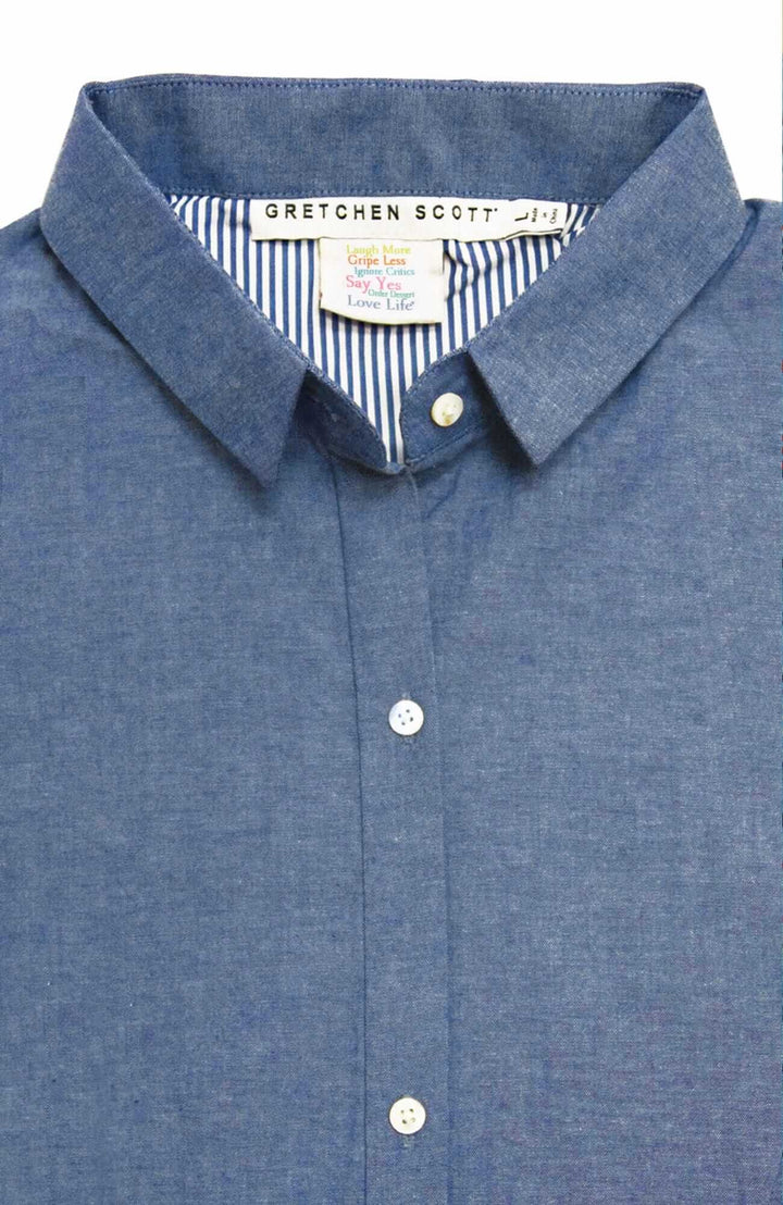 Gretchen Scott Priss Blouse - Chambray