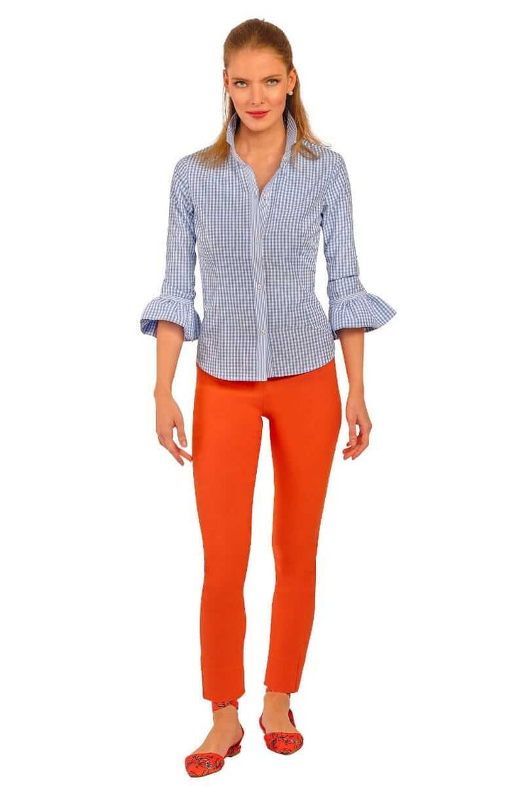 Gretchen Scott Priss Blouse - Gingham